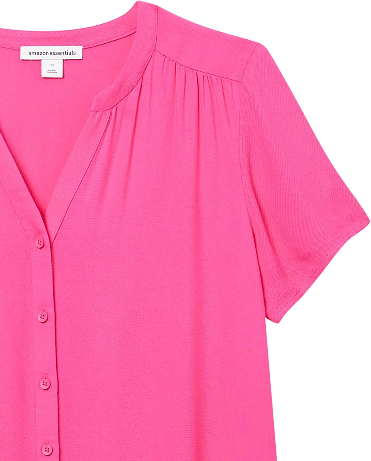 Essentials Women's Short-Sleeve Woven Blouse - Image 6